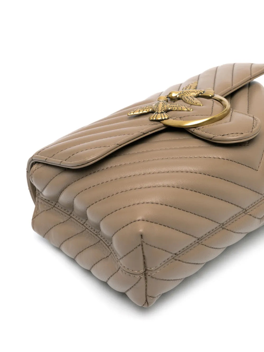 Pinko Mini Lady Love Quilted Leather Shoulder Bag