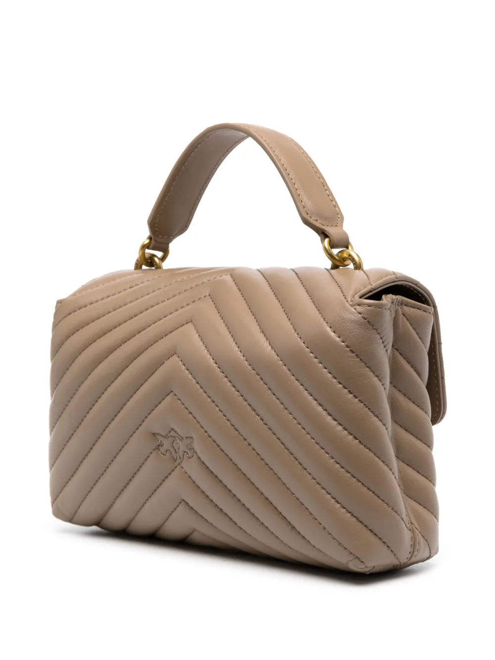Pinko Mini Lady Love Quilted Leather Shoulder Bag