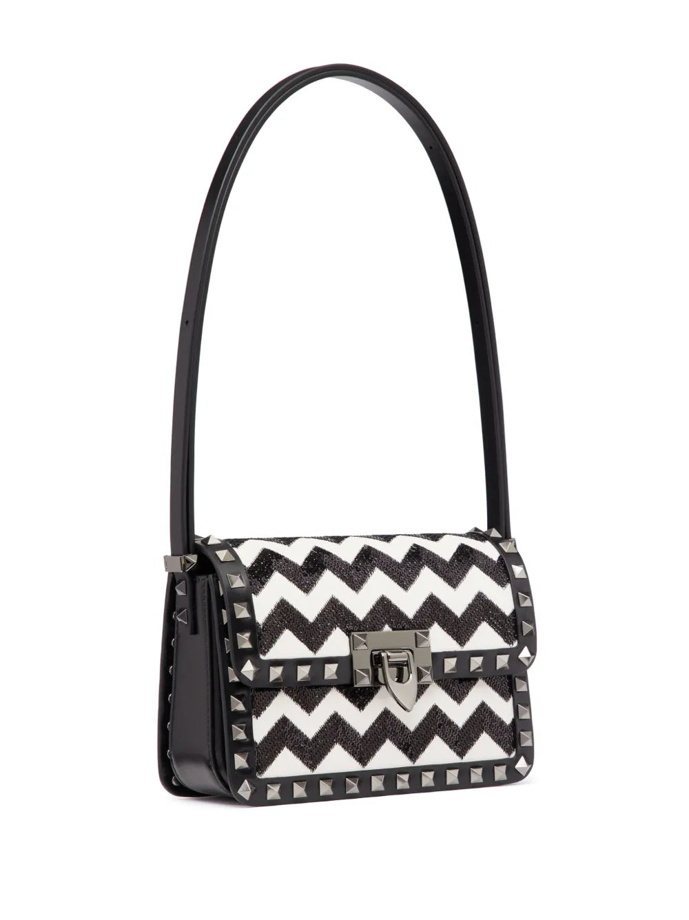 Valentino Garavani Small Rockstud23 Embroidered Shoulder Bag
