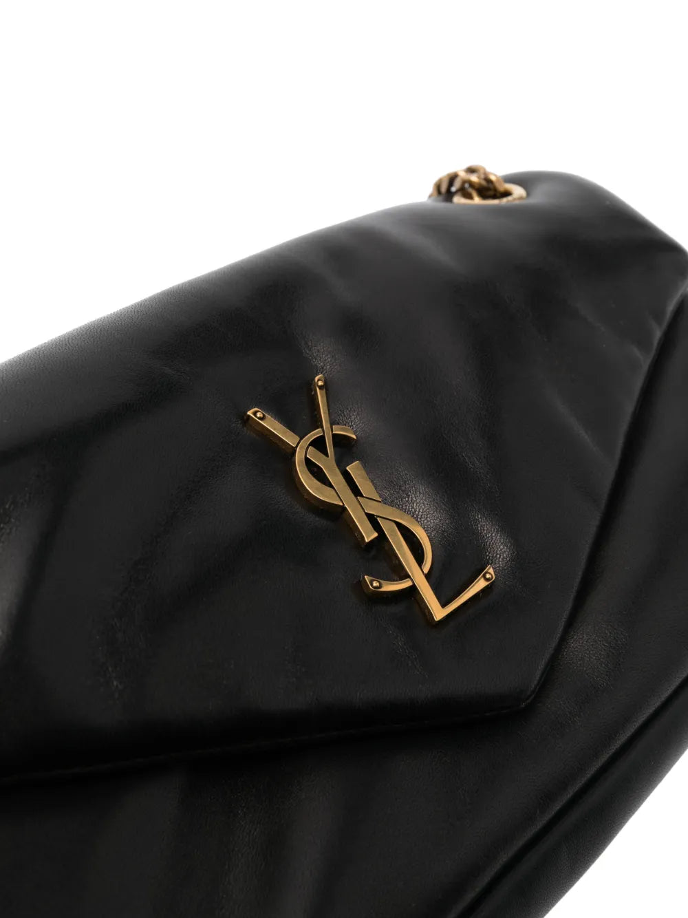 Saint Laurent Calypso Logo Plaque Shoulder Bag