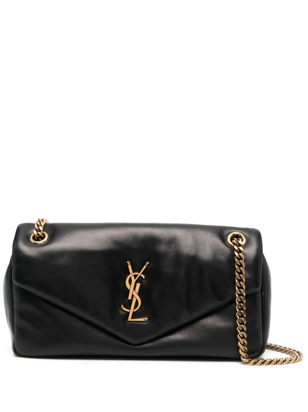Saint Laurent Calypso Logo Plaque Shoulder Bag