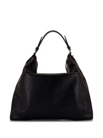 Jimmy Choo Ana Hobo Leather Shoulder Bag