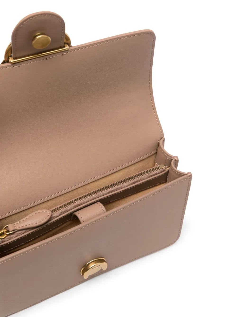 Pinko Mini I Love One Leather Bag
