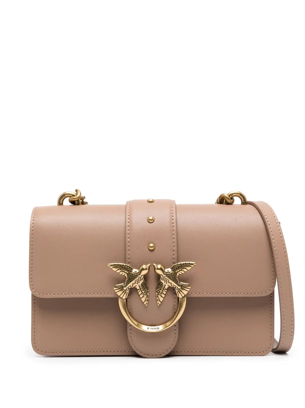 Pinko Mini I Love One Leather Bag