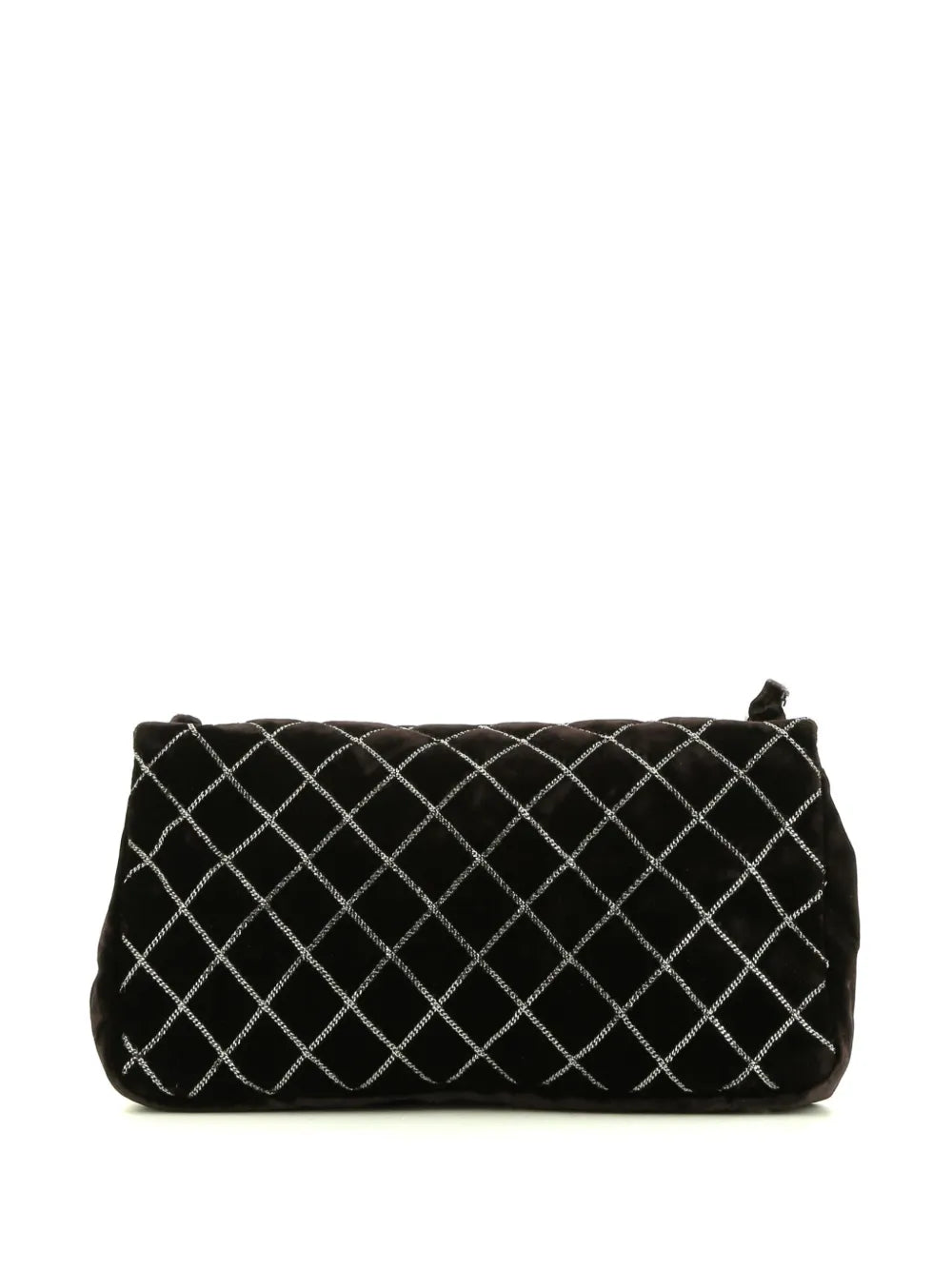 Chanel Pre Owned 2010S Timeless Velvet Shoulder Bag