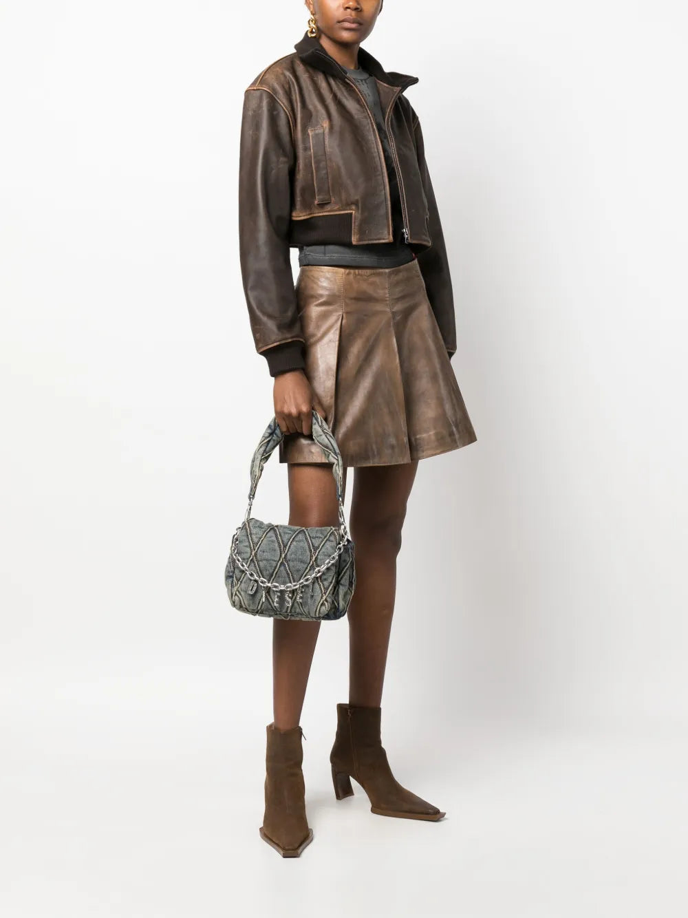 Diesel Small Charm D Shoulder Bag