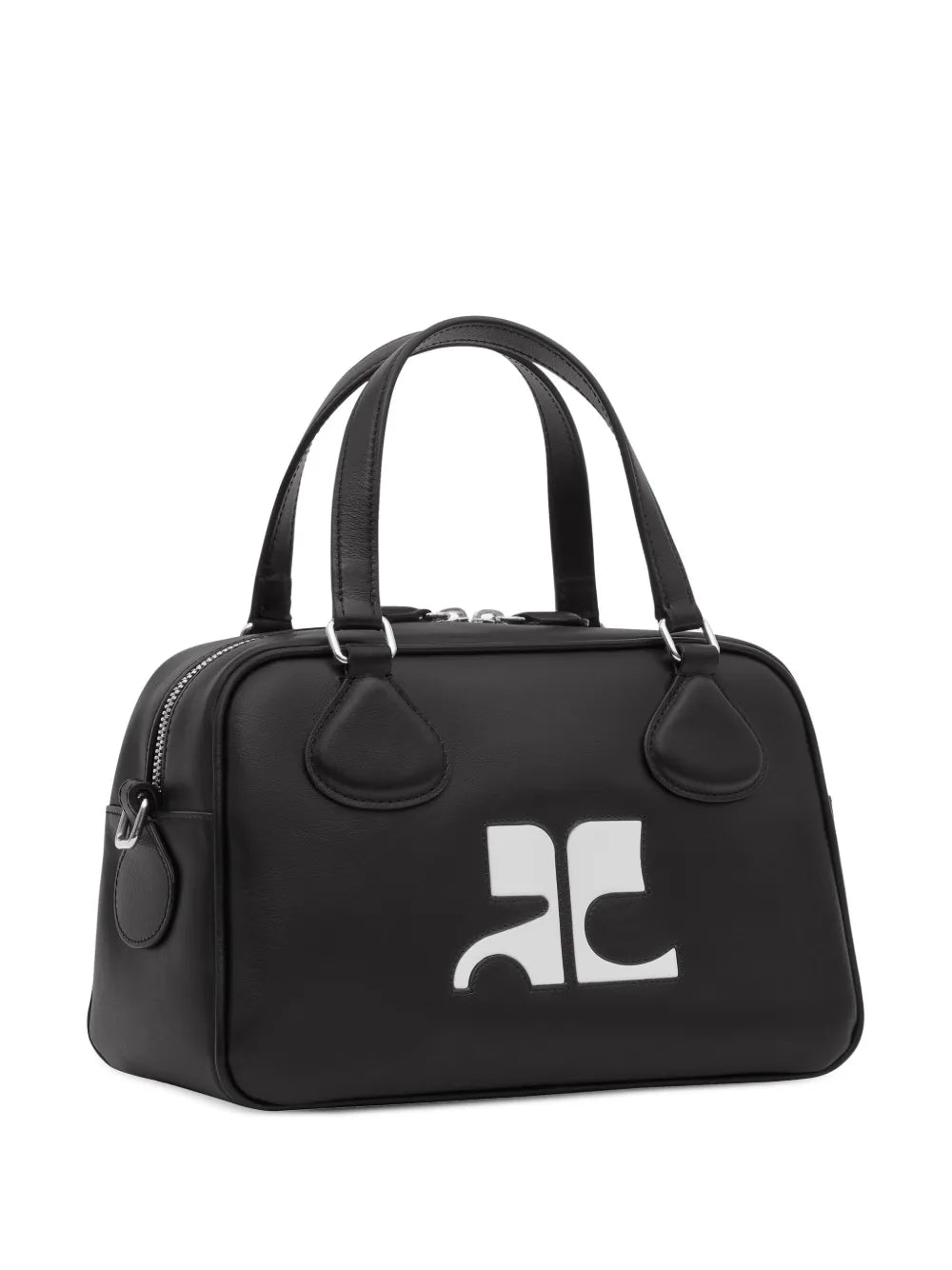 Courreges Reedition Leather Bowling Bag