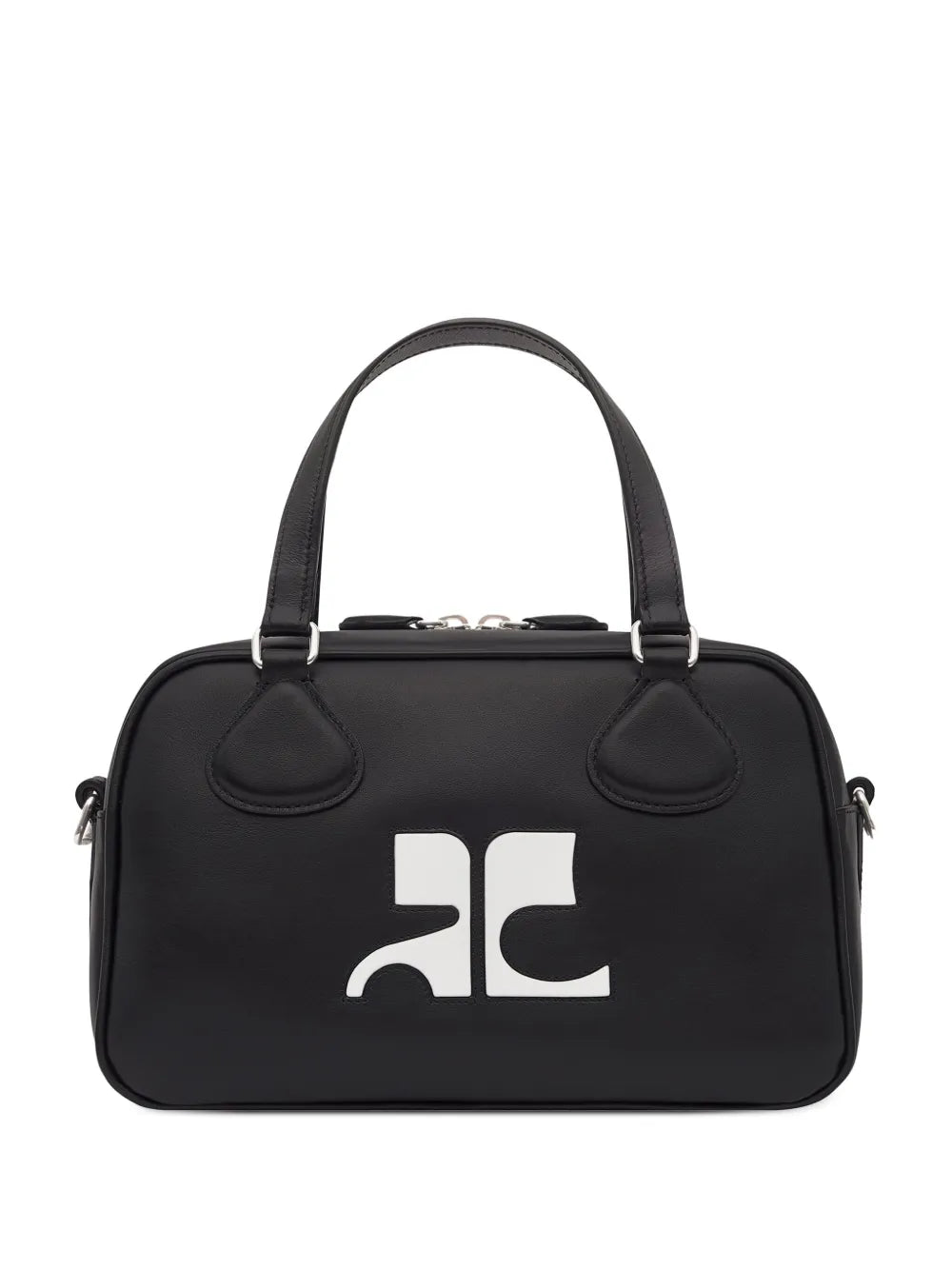 Courreges Reedition Leather Bowling Bag