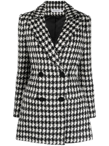 Self Portrait Houndstooth Blazer Dress
