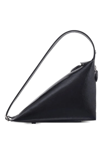 Courreges One Naplack Leather Shoulder Bag