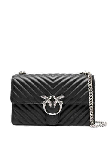Pinko Love Bird Quilted Shoulder Bag