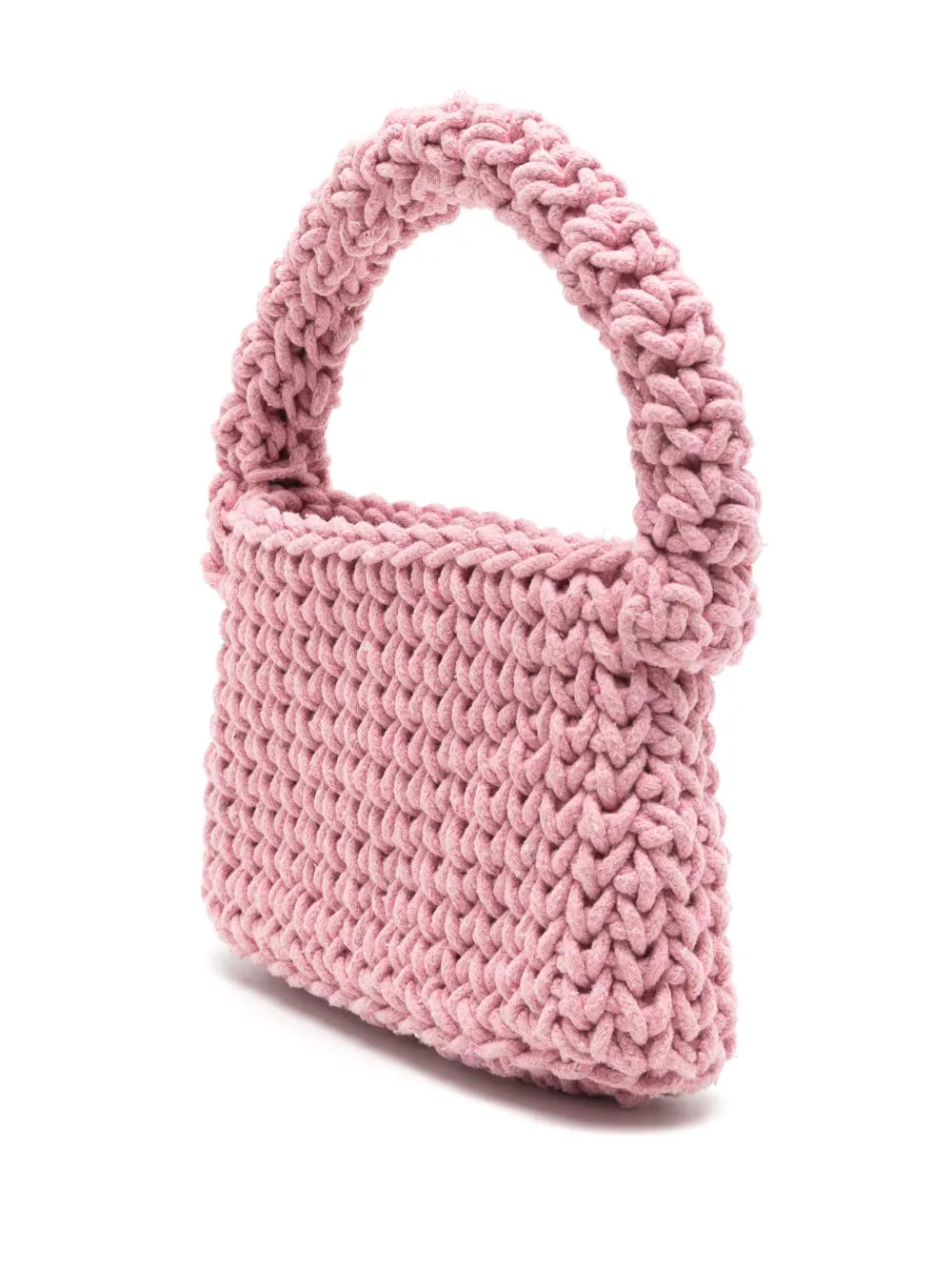 Nannacay Nicoletta Crochet Knit Shoulder Bag