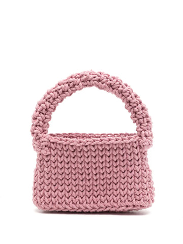 Nannacay Nicoletta Crochet Knit Shoulder Bag
