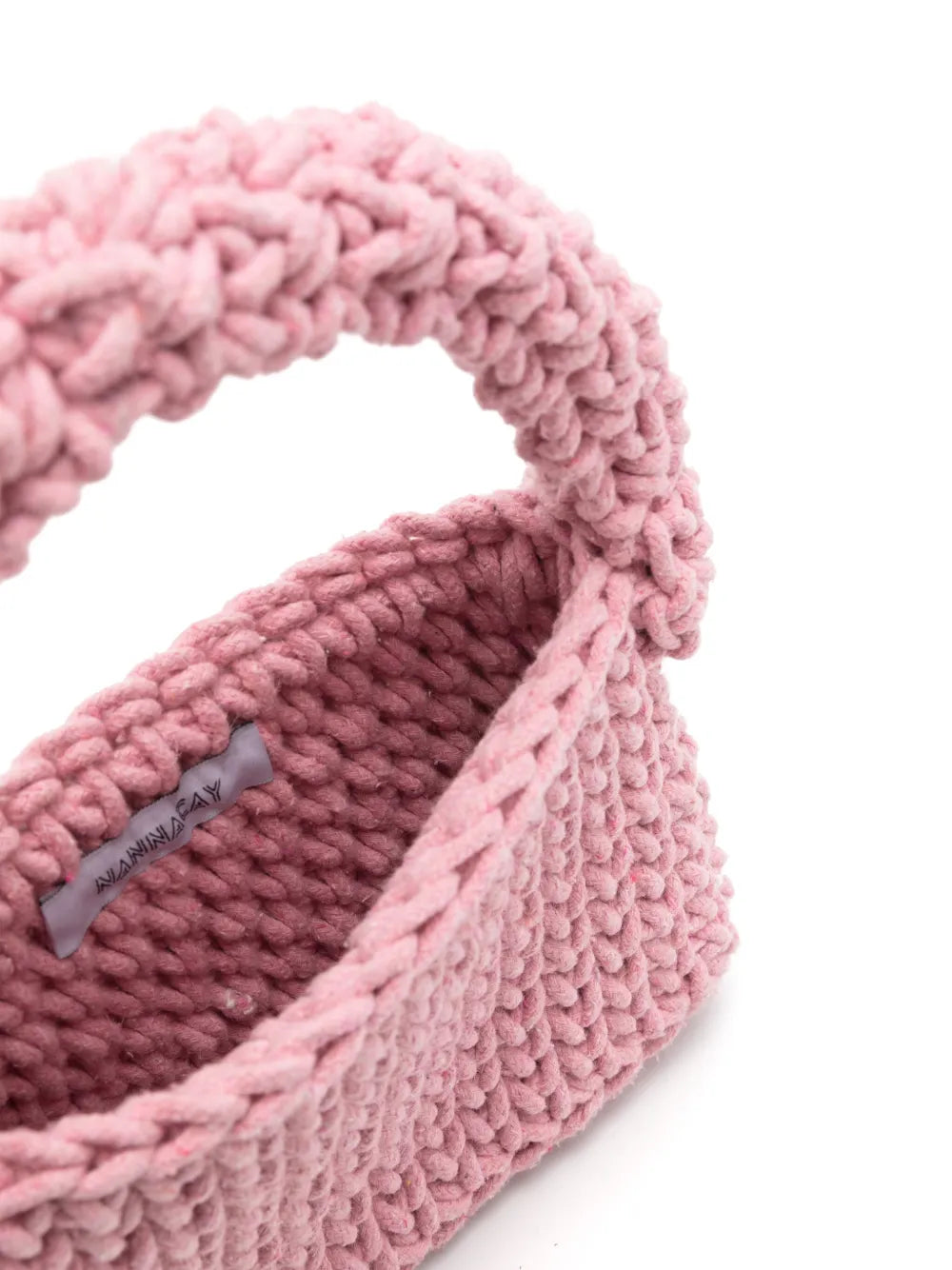 Nannacay Nicoletta Crochet Knit Shoulder Bag