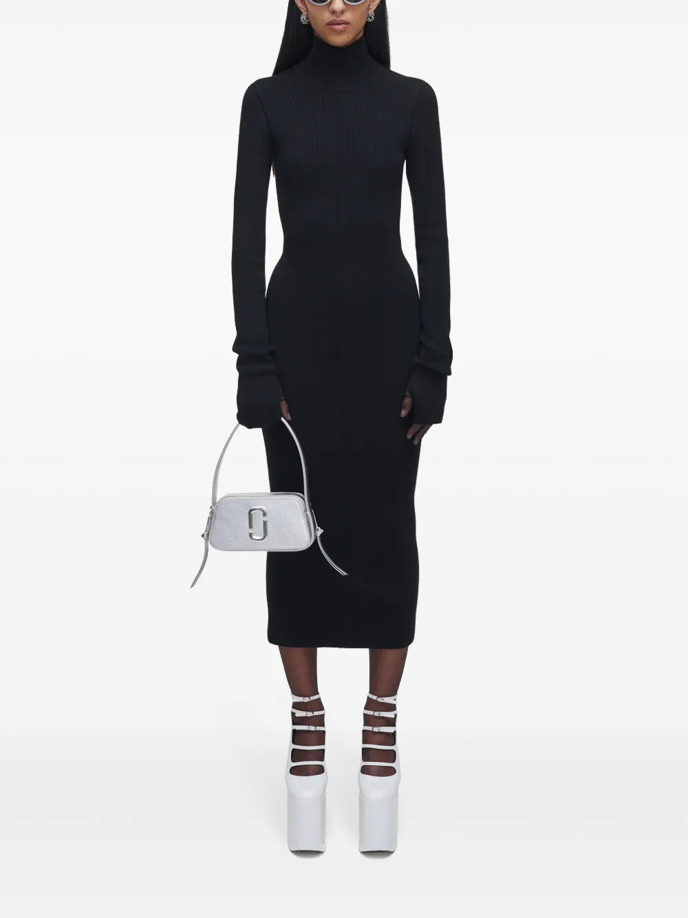 Marc Jacobs The Metallic Slingshot Shoulder Bag