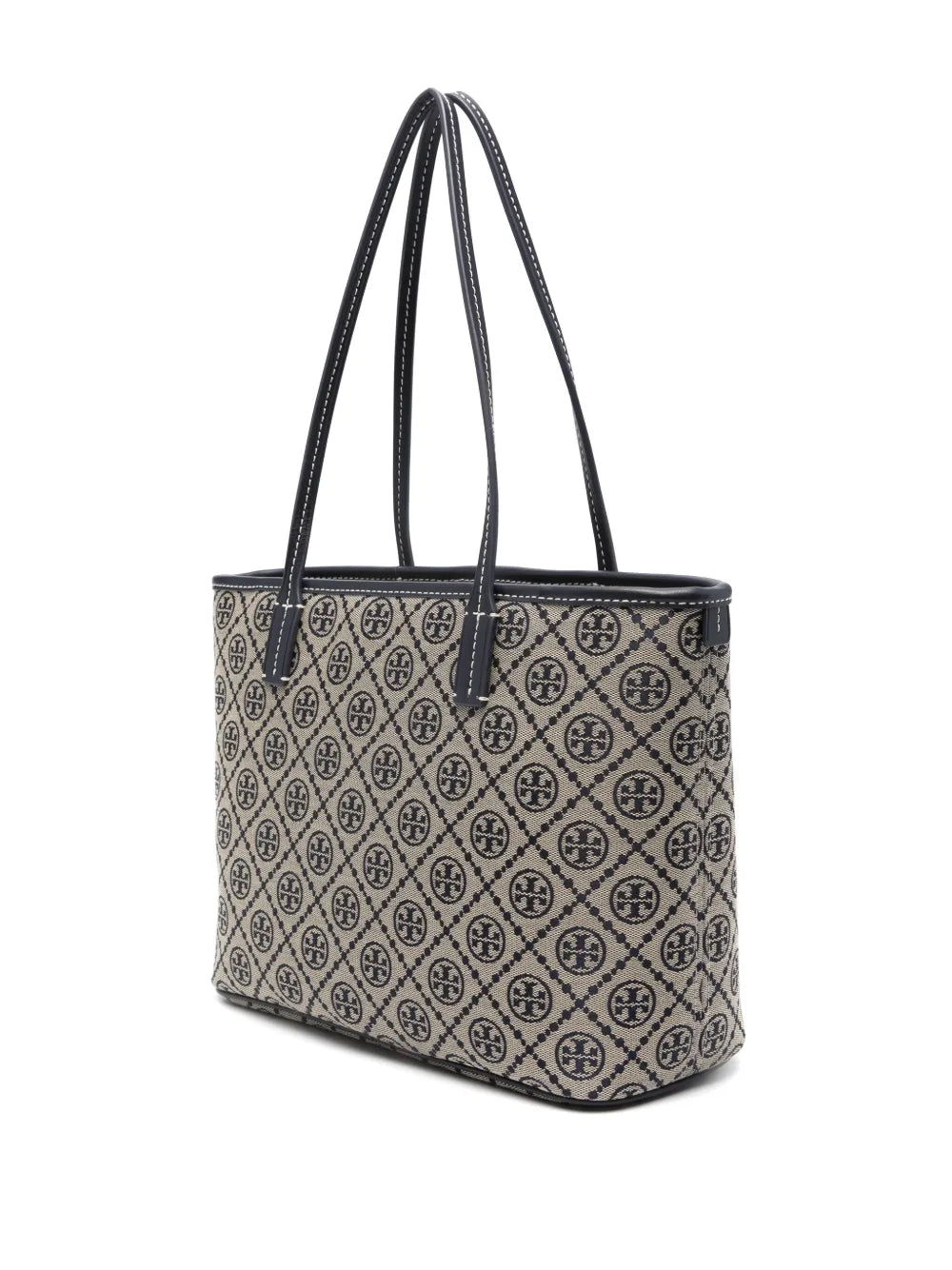 Tory Burch Small T Monogram Zip Tote Bag