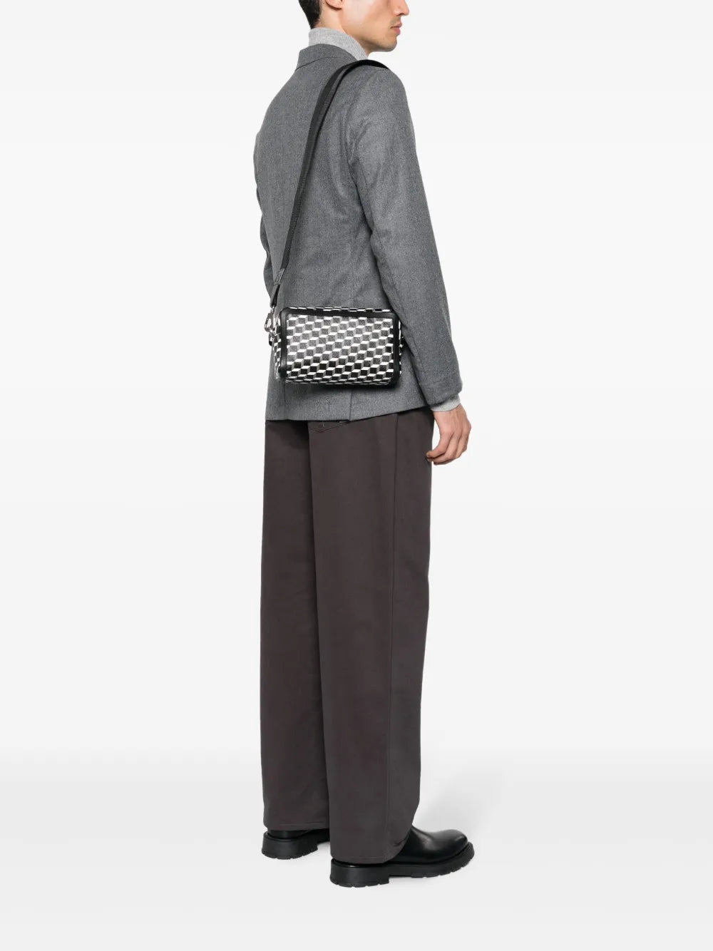 Pierre Hardy Cube Box Leather Shoulder Bag