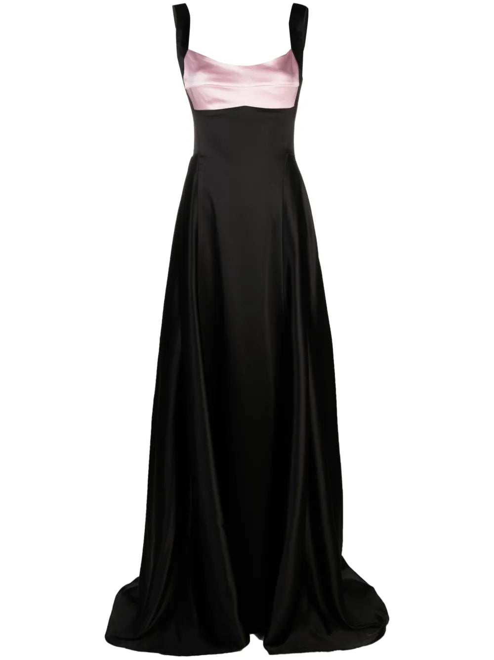 Atu Body Couture Colourblock Satin Gown