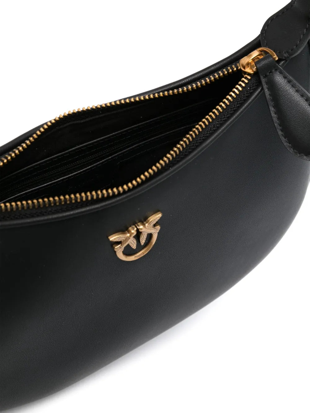 Pinko Love Birds Leather Shoulder Bag