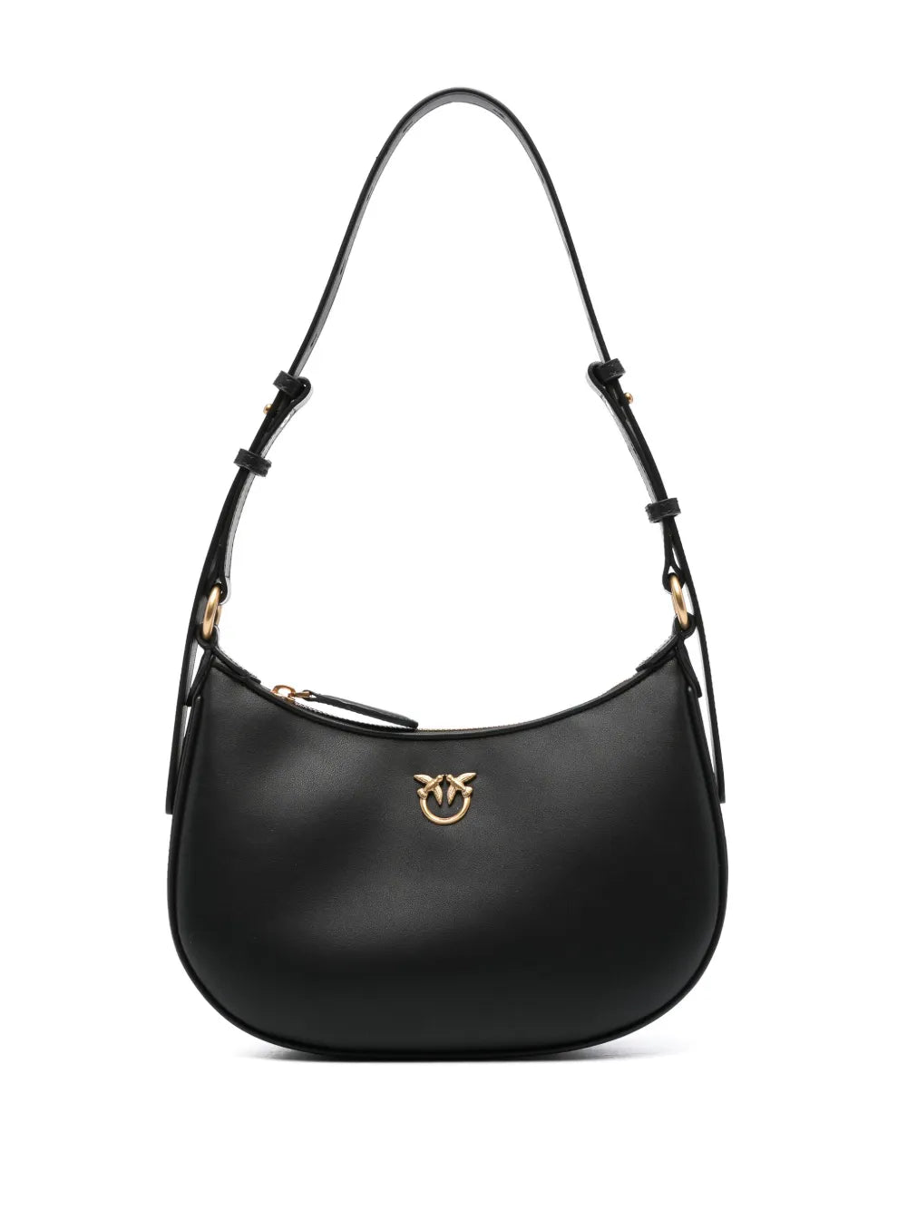 Pinko Love Birds Leather Shoulder Bag
