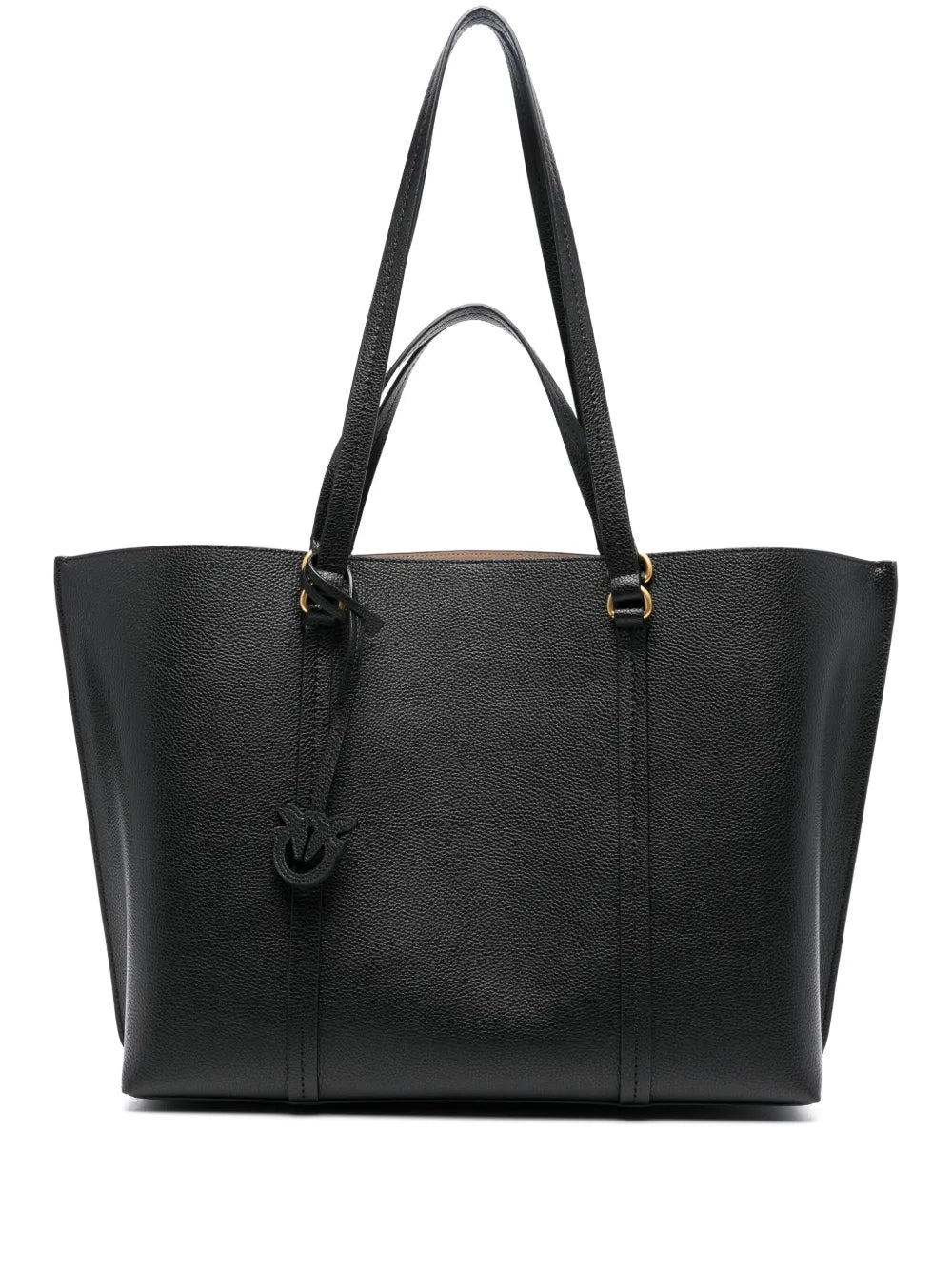 Pinko Love Birds Motif Leather Bag