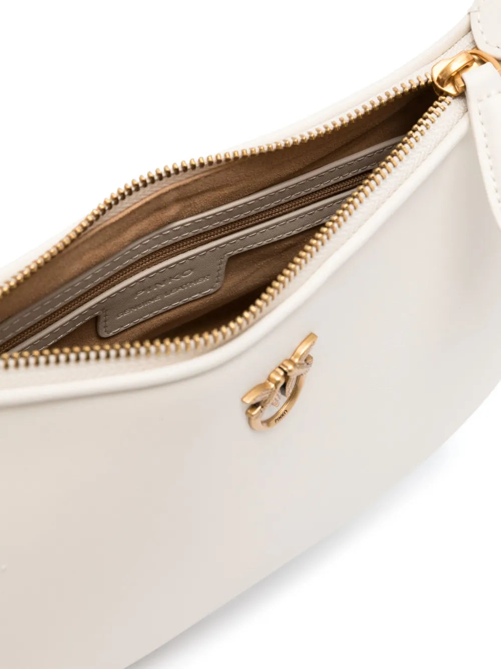Pinko Love Birds Leather Shoulder Bag