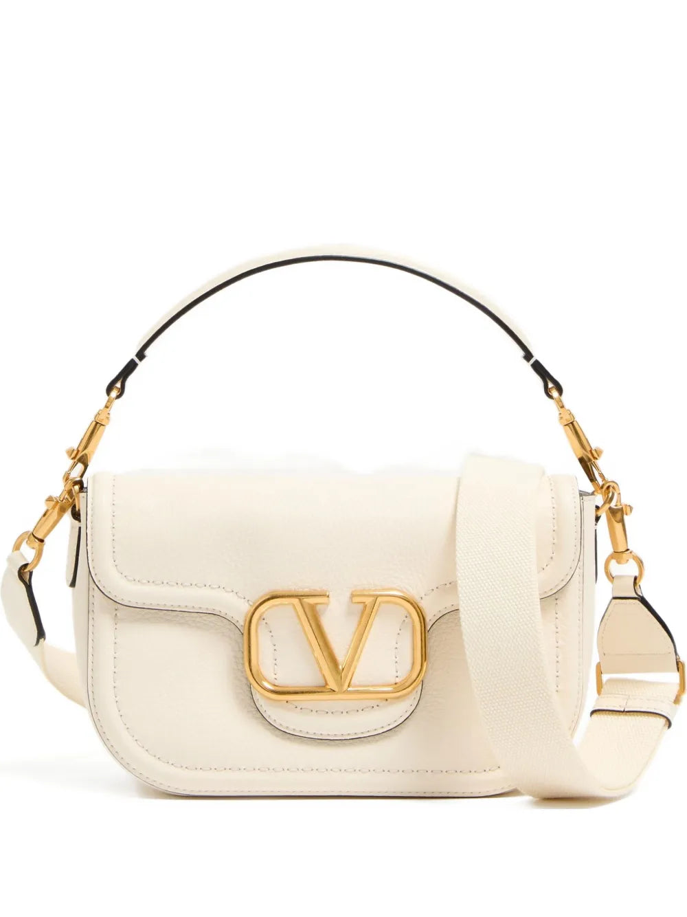 Valentino Garavani Alltime Leather Shoulder Bag