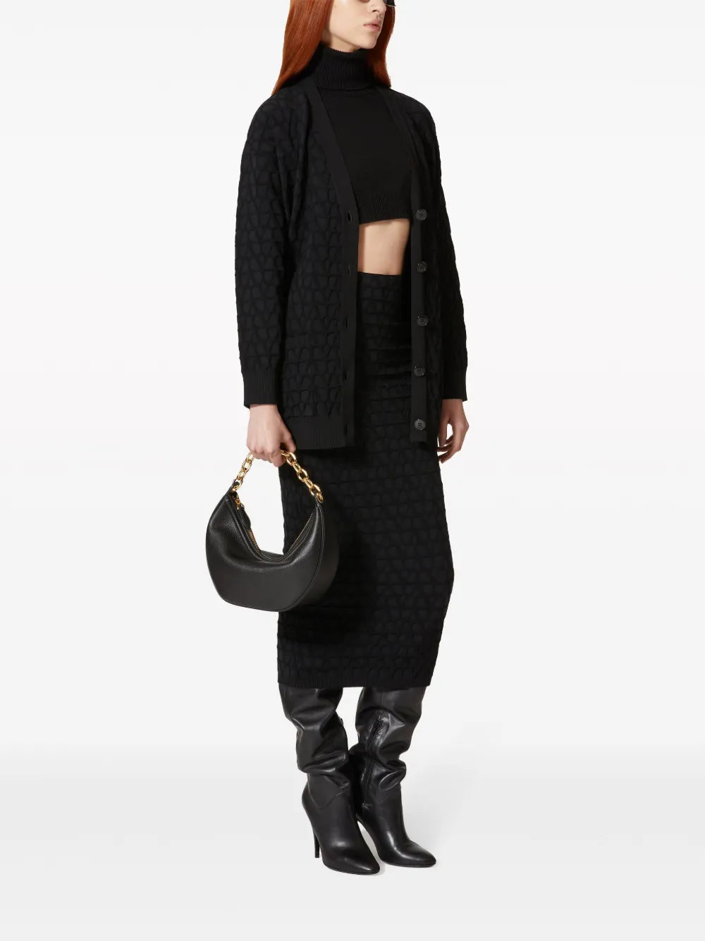 Valentino Garavani Small Vlogo Moon Shoulder Bag