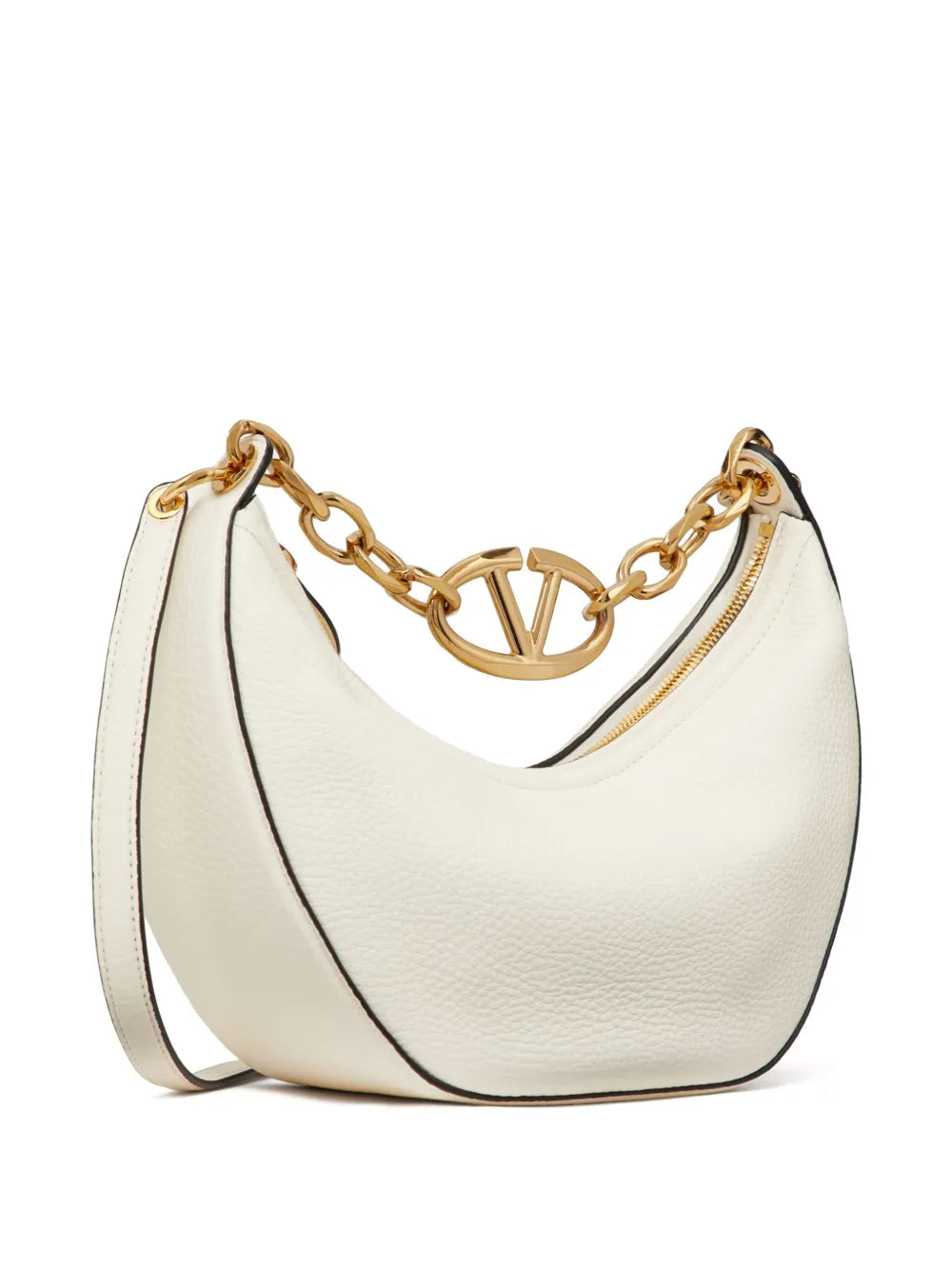 Valentino Garavani Small Vlogo Moon Hobo Bag