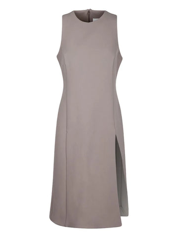 Ami Paris Virgin Wool Midi Dress