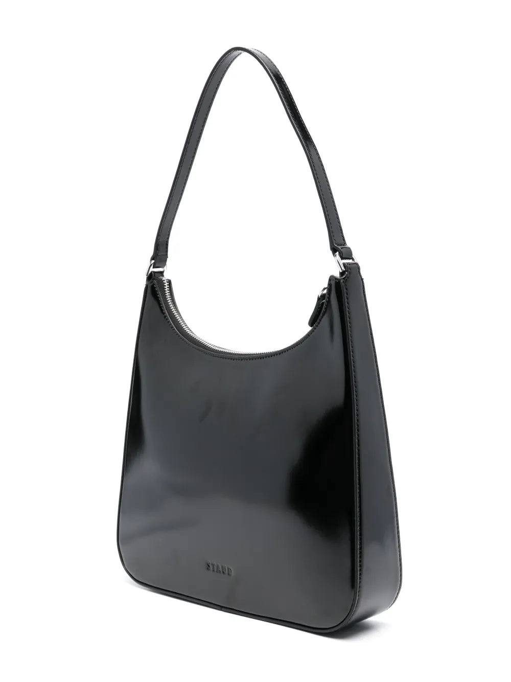 Staud Alec Logo Debossed Shoulder Bag