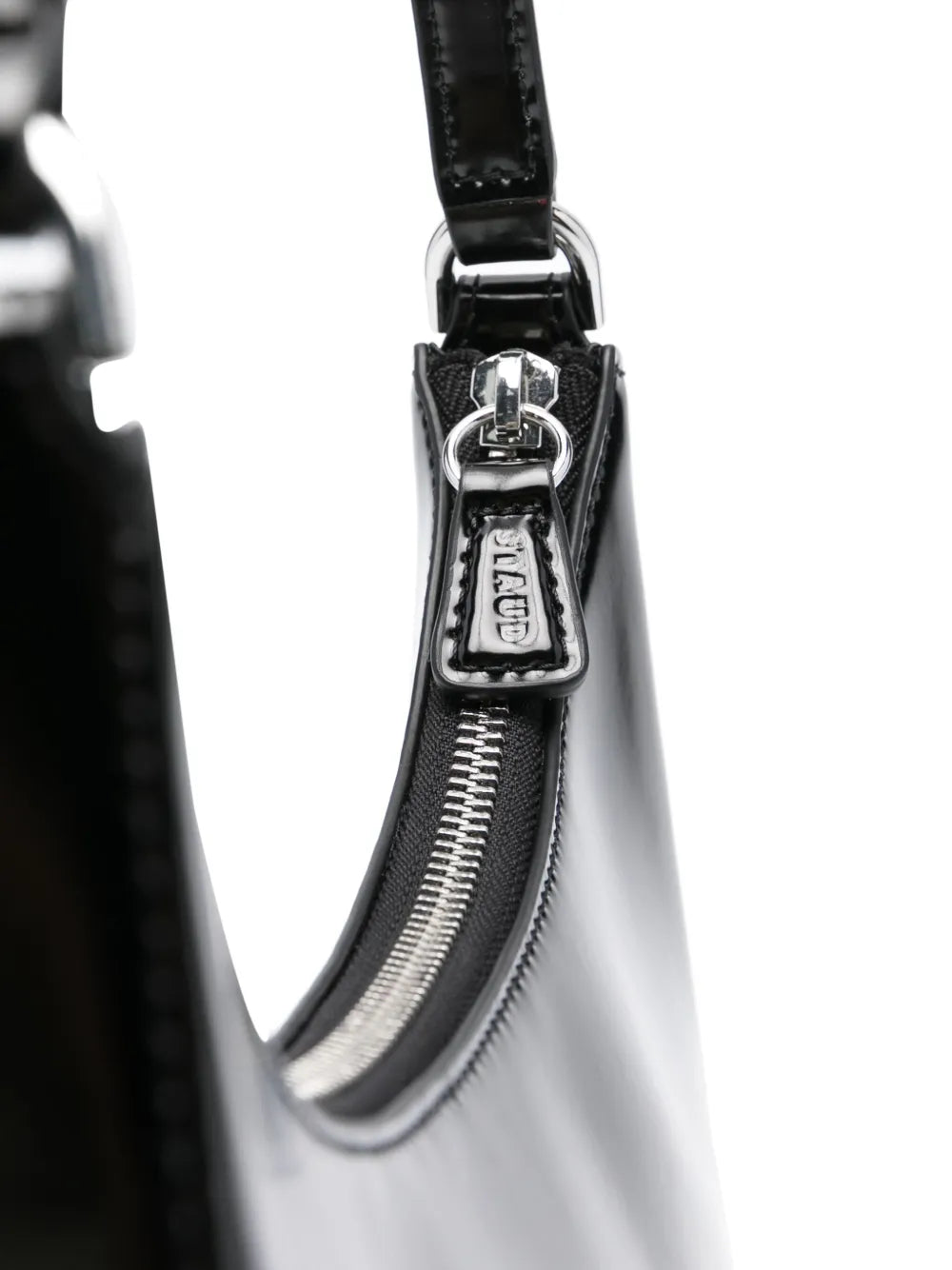 Staud Alec Logo Debossed Shoulder Bag