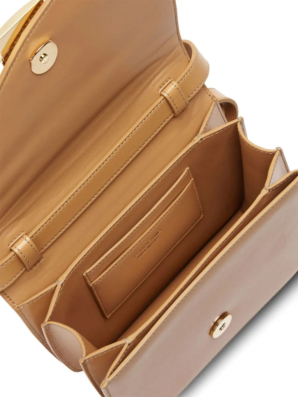 Ferragamo Small Asymmetric Leather Shoulder Bag