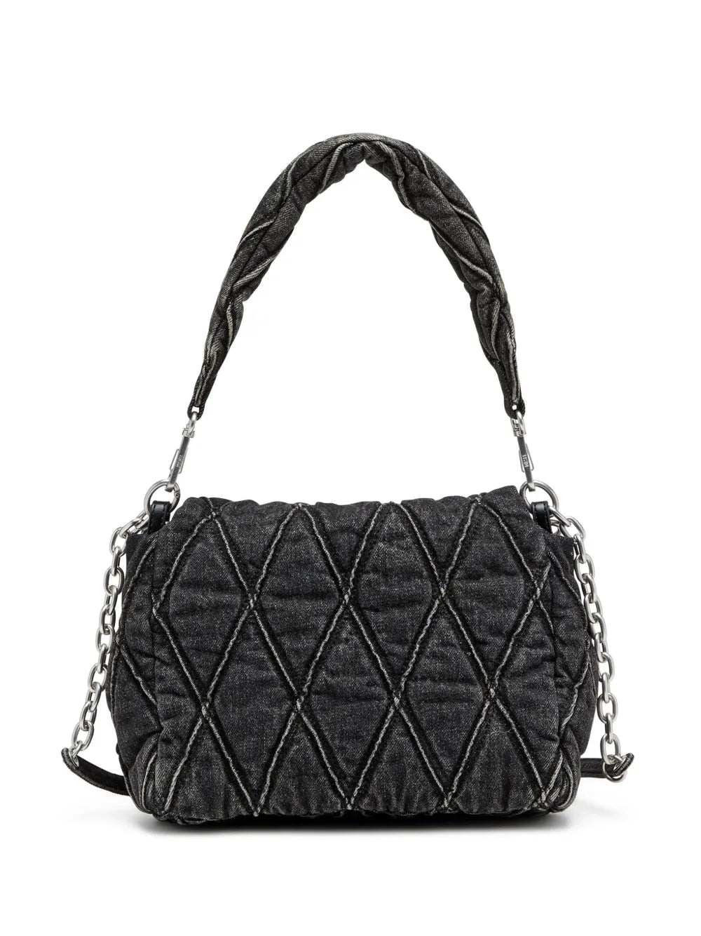 Diesel Charm D L Denim Shoulder Bag