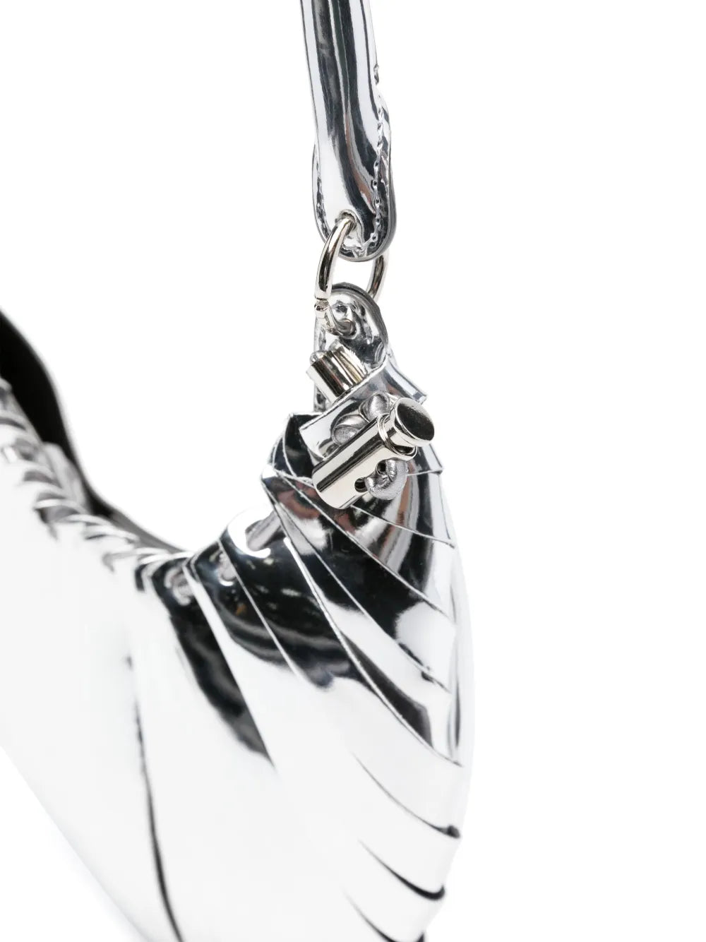 Coperni Mini Petal Metallic Shoulder Bag