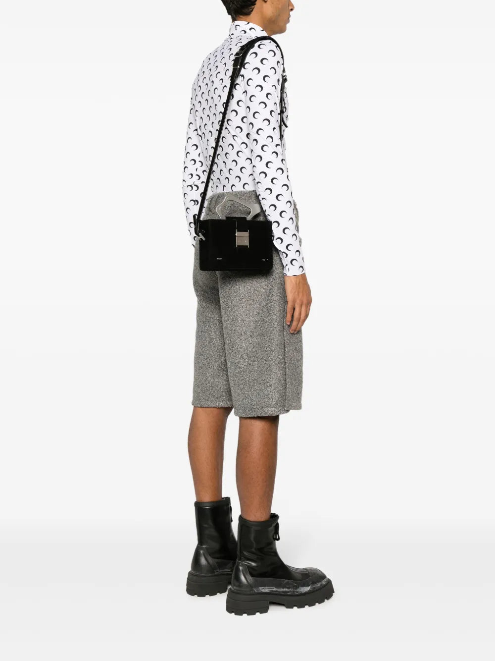 Heliot Emil Solely Suede Shoulder Bag