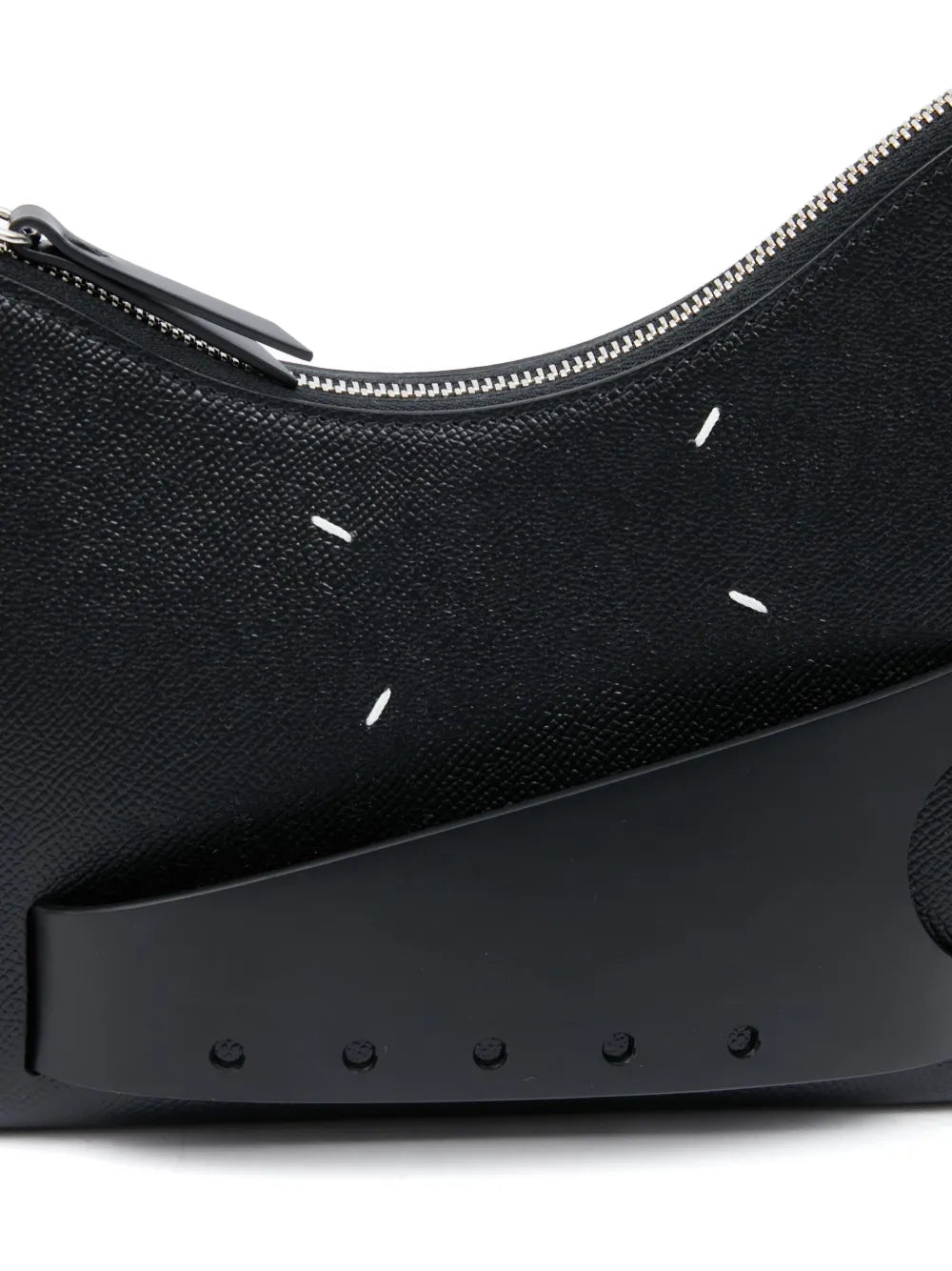 Maison Margiela Small Snatched Leather Shoulder Bag