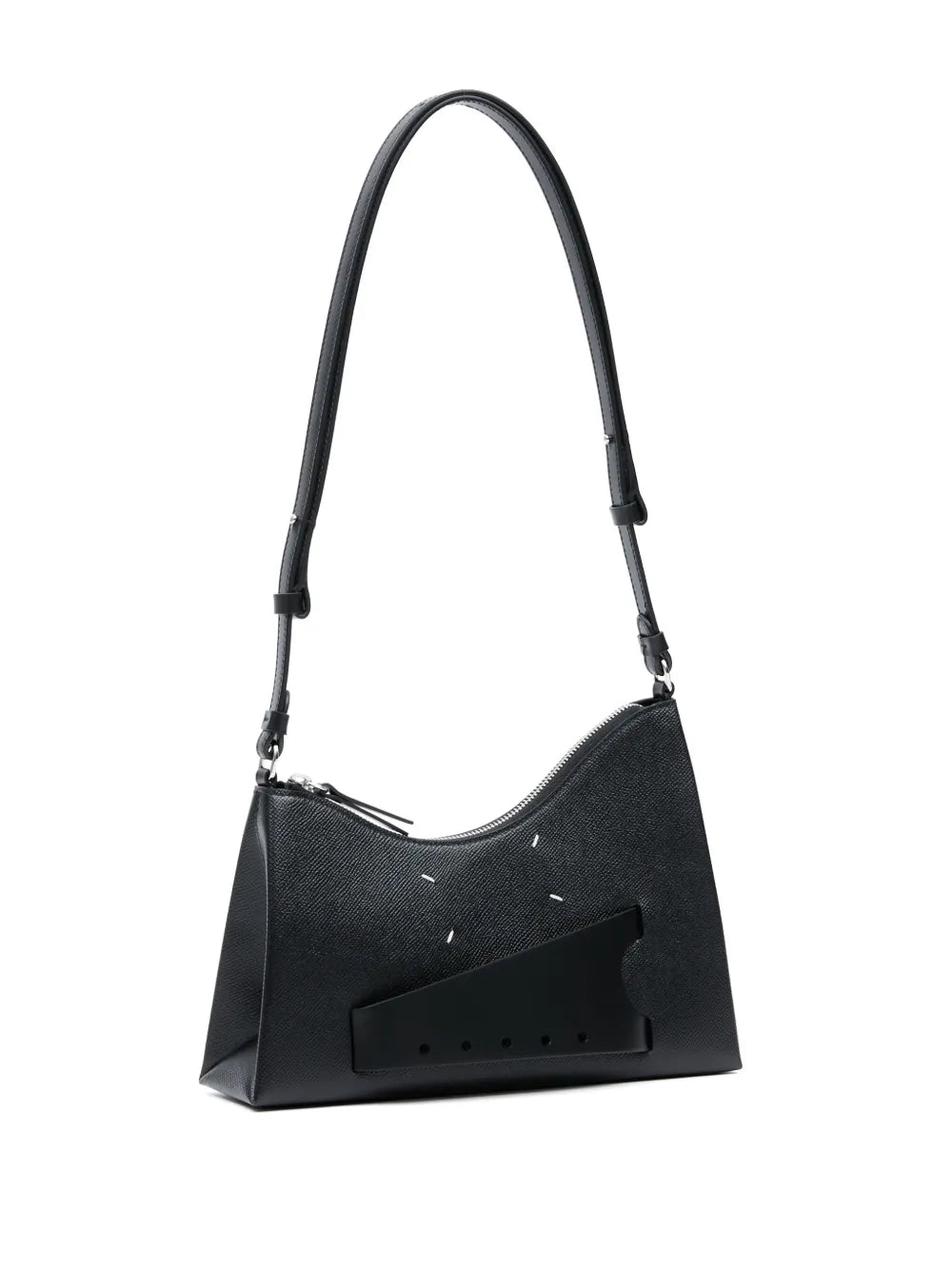 Maison Margiela Small Snatched Leather Shoulder Bag