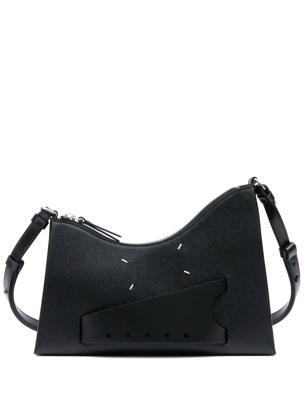 Maison Margiela Small Snatched Leather Shoulder Bag