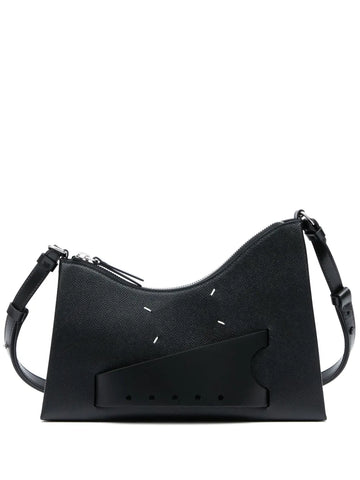 Maison Margiela Small Snatched Leather Shoulder Bag