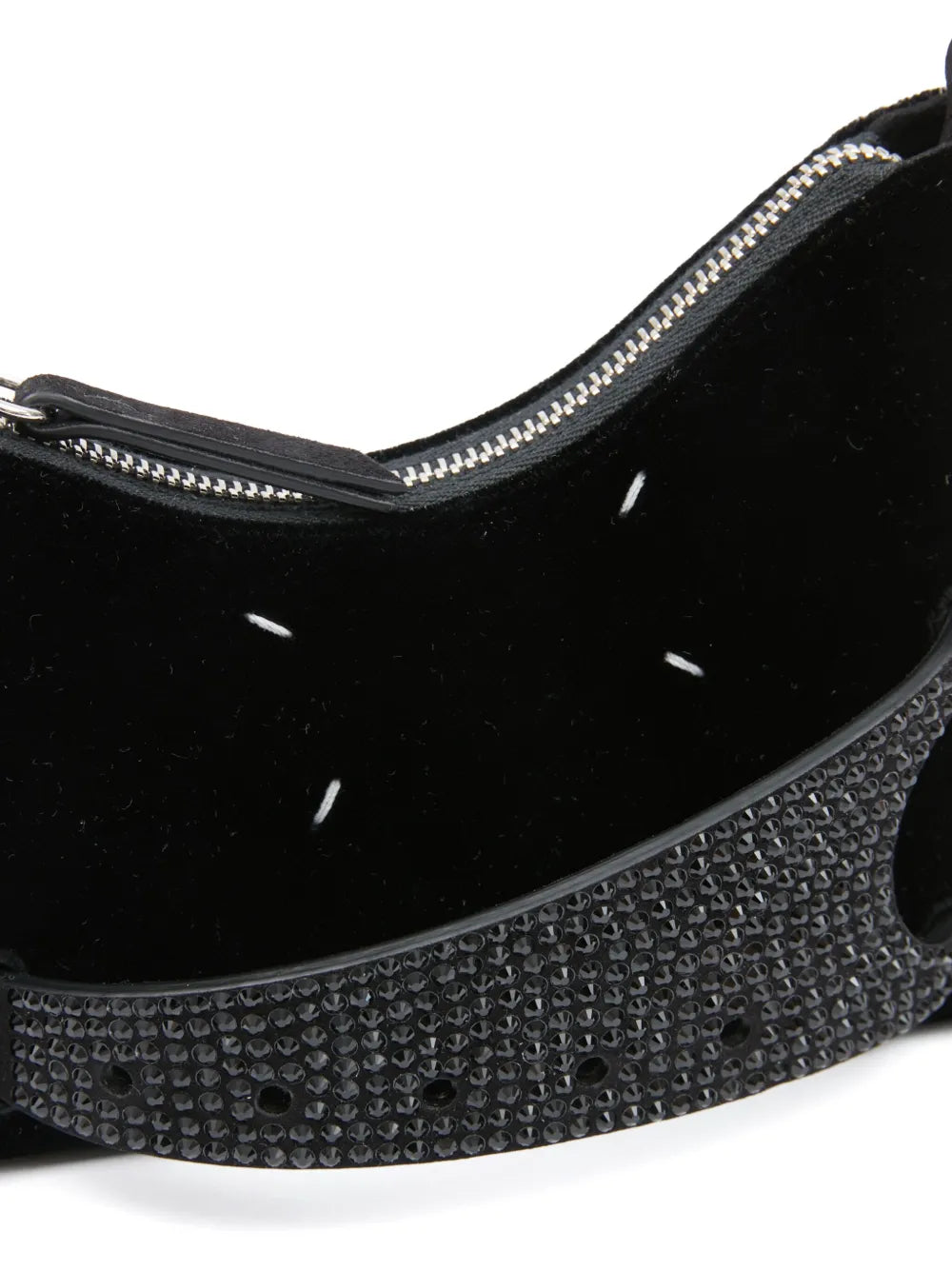 Maison Margiela Small Snatched Leather Shoulder Bag