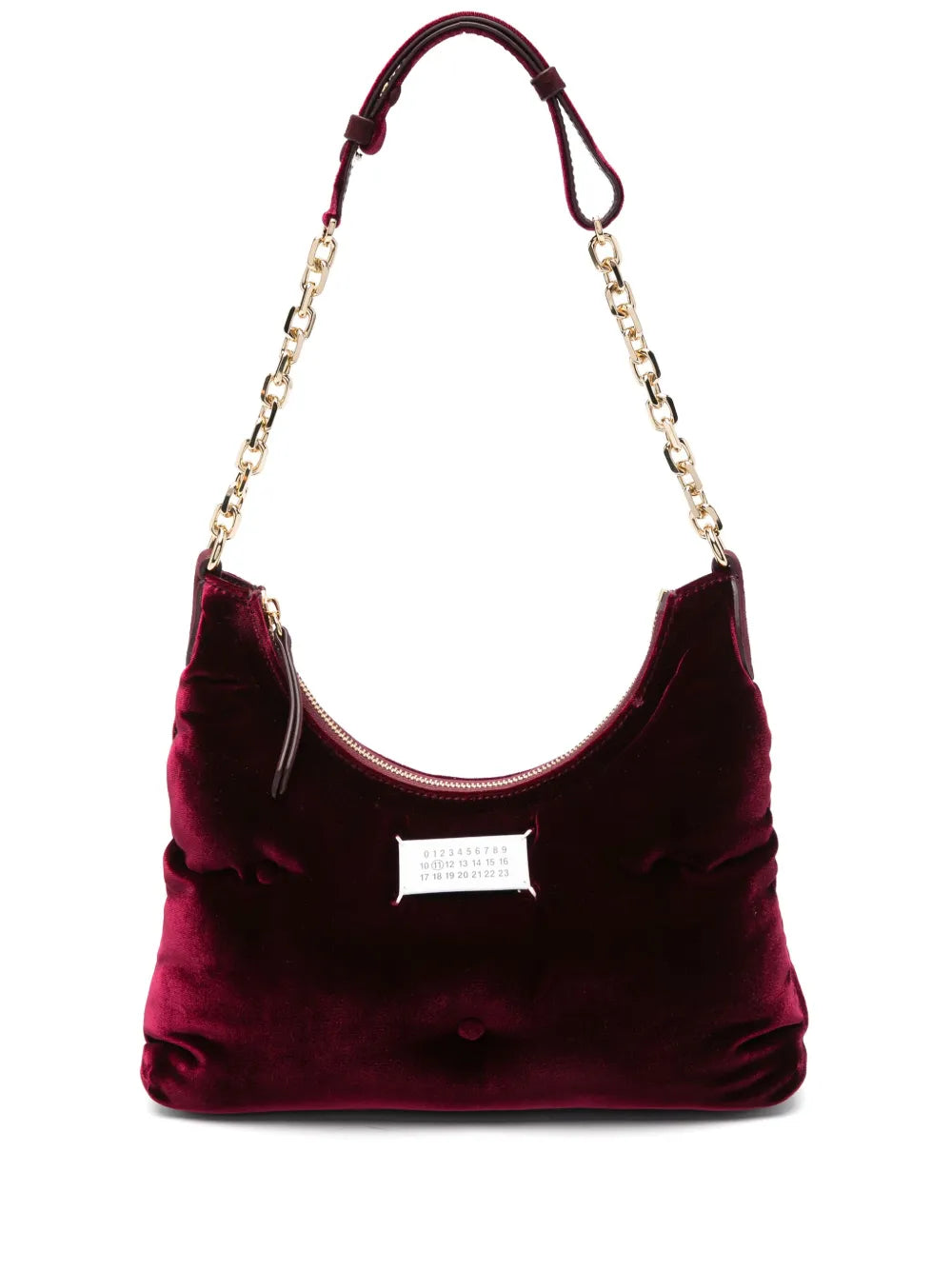 Maison Margiela Small Glam Slam Velvet Shoulder Bag