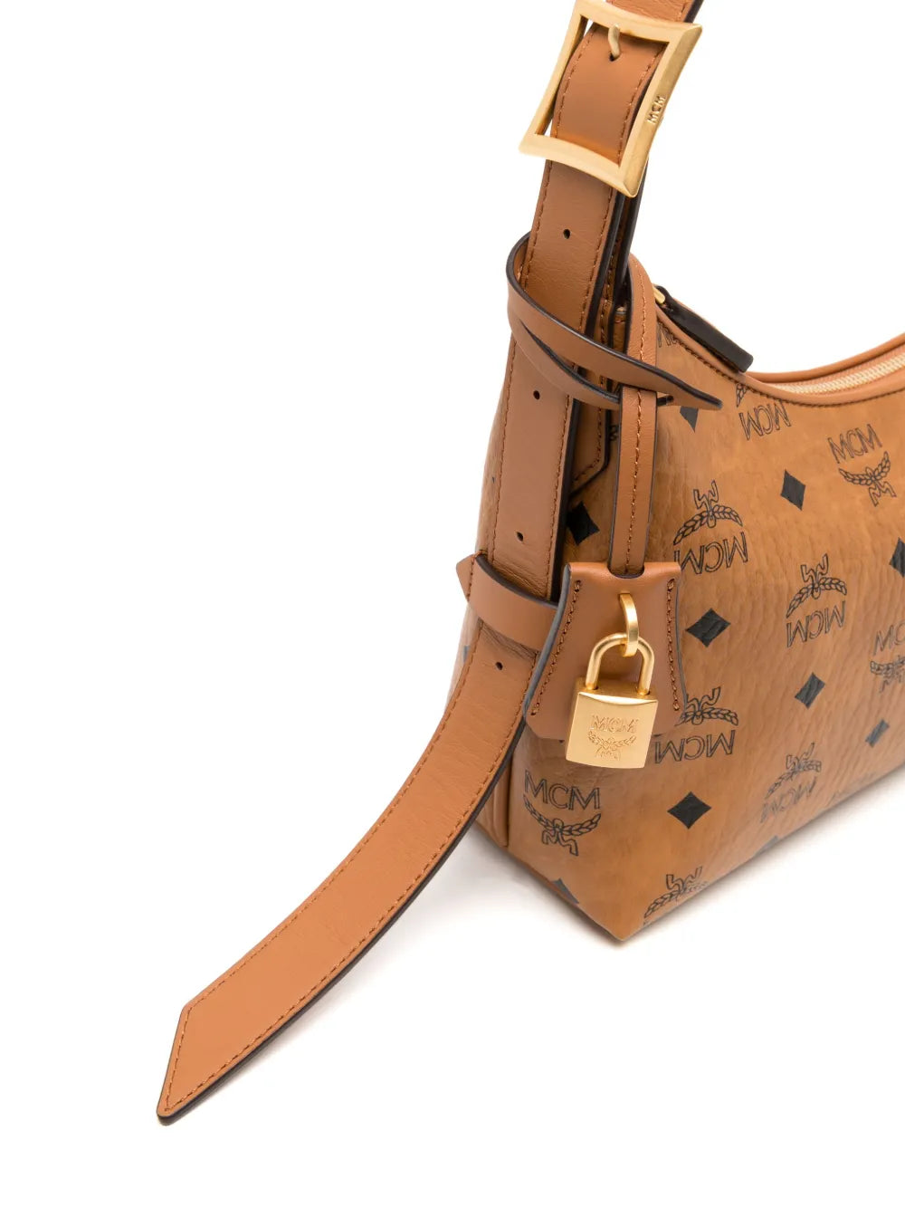 Mcm Small Aren Visetos Shoulder Bag