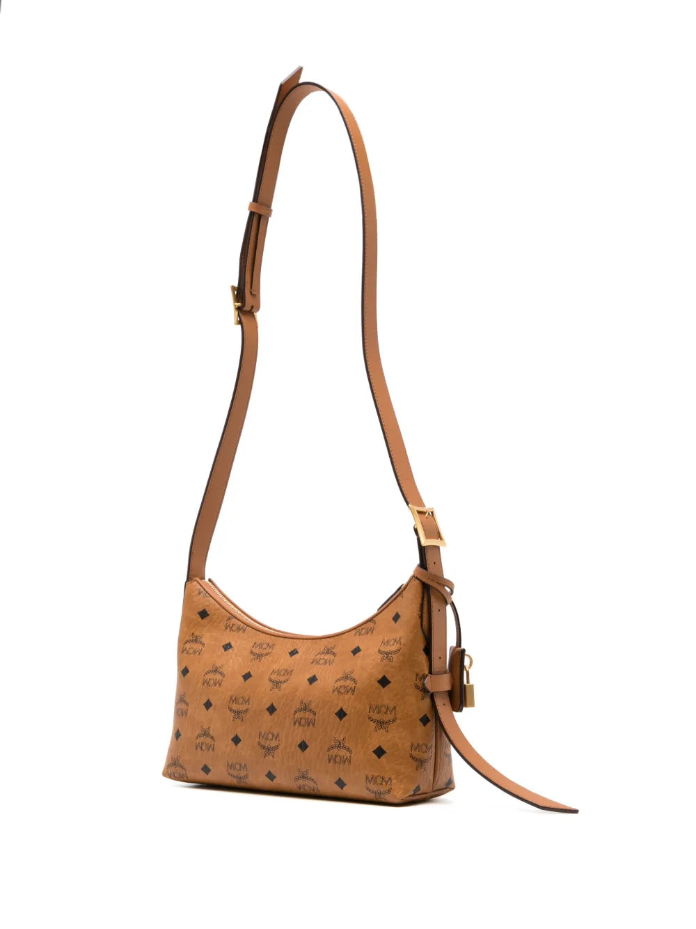 Mcm Small Aren Visetos Shoulder Bag