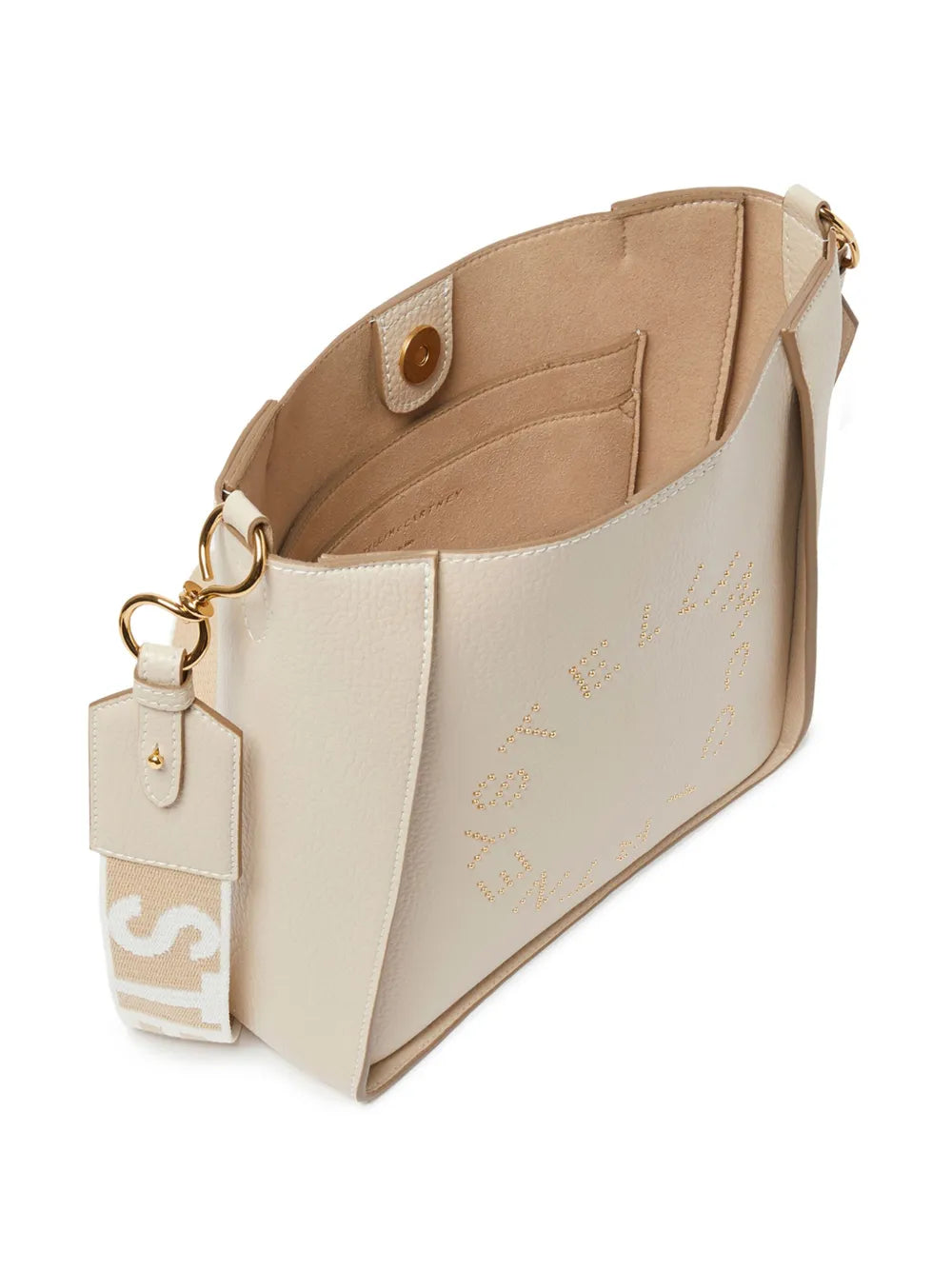 Stella Mccartney Stella Logo Vegan Leather Shoulder Bag