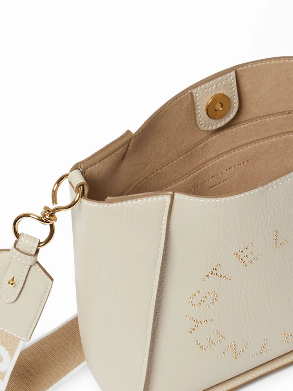 Stella Mccartney Stella Logo Vegan Leather Shoulder Bag