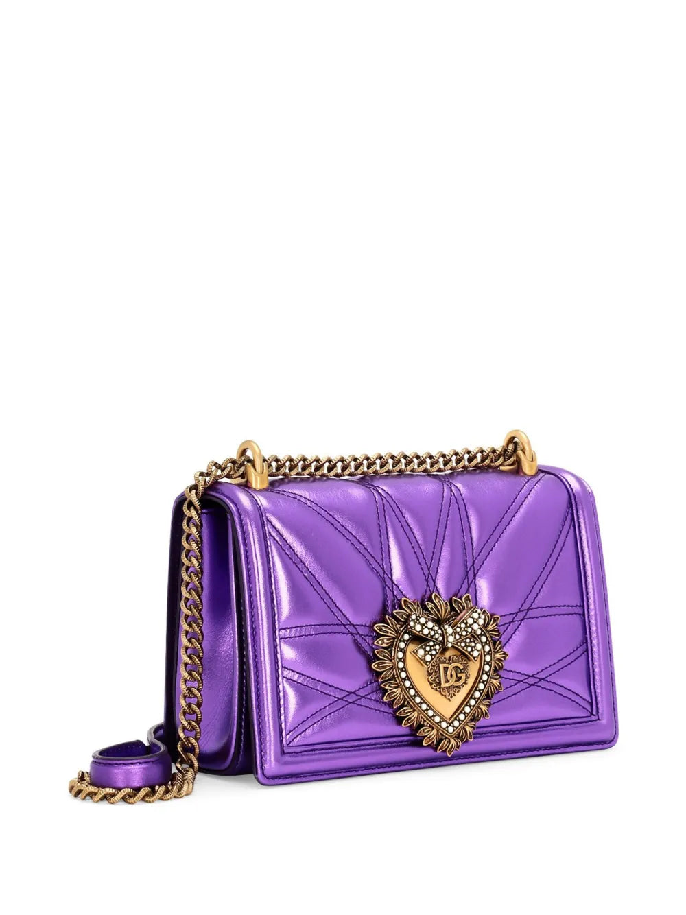 Dolce Gabbana Medium Devotion Shoulder Bag