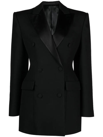 Wardrobenyc Fitted Waistline Double Breasted Blazer Dress