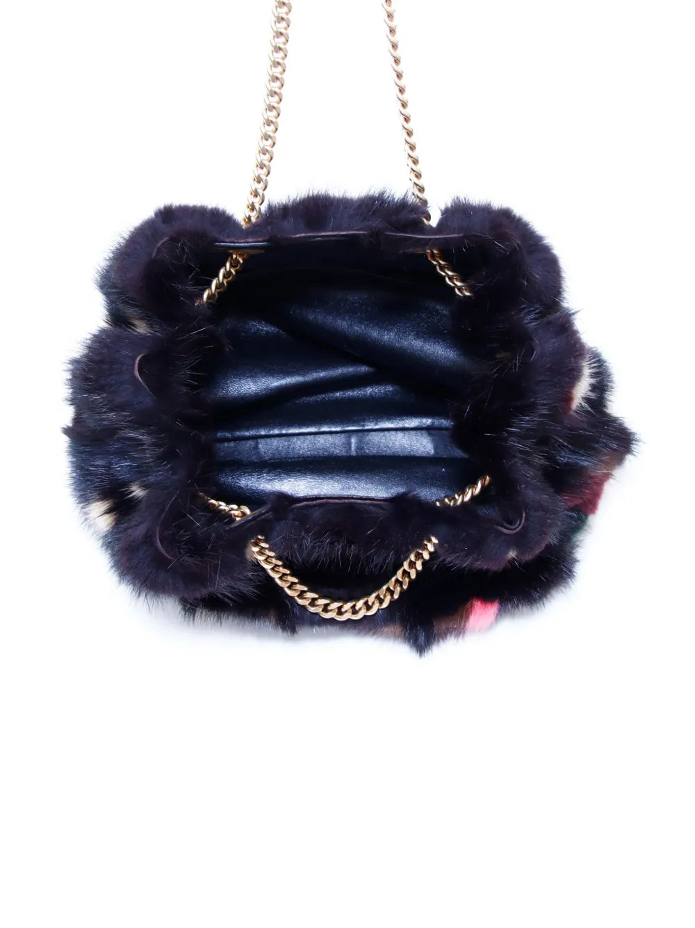 Chanel Pre Owned 2000 Abstract Pattern Cc Plaque Chain Shoulder Bag