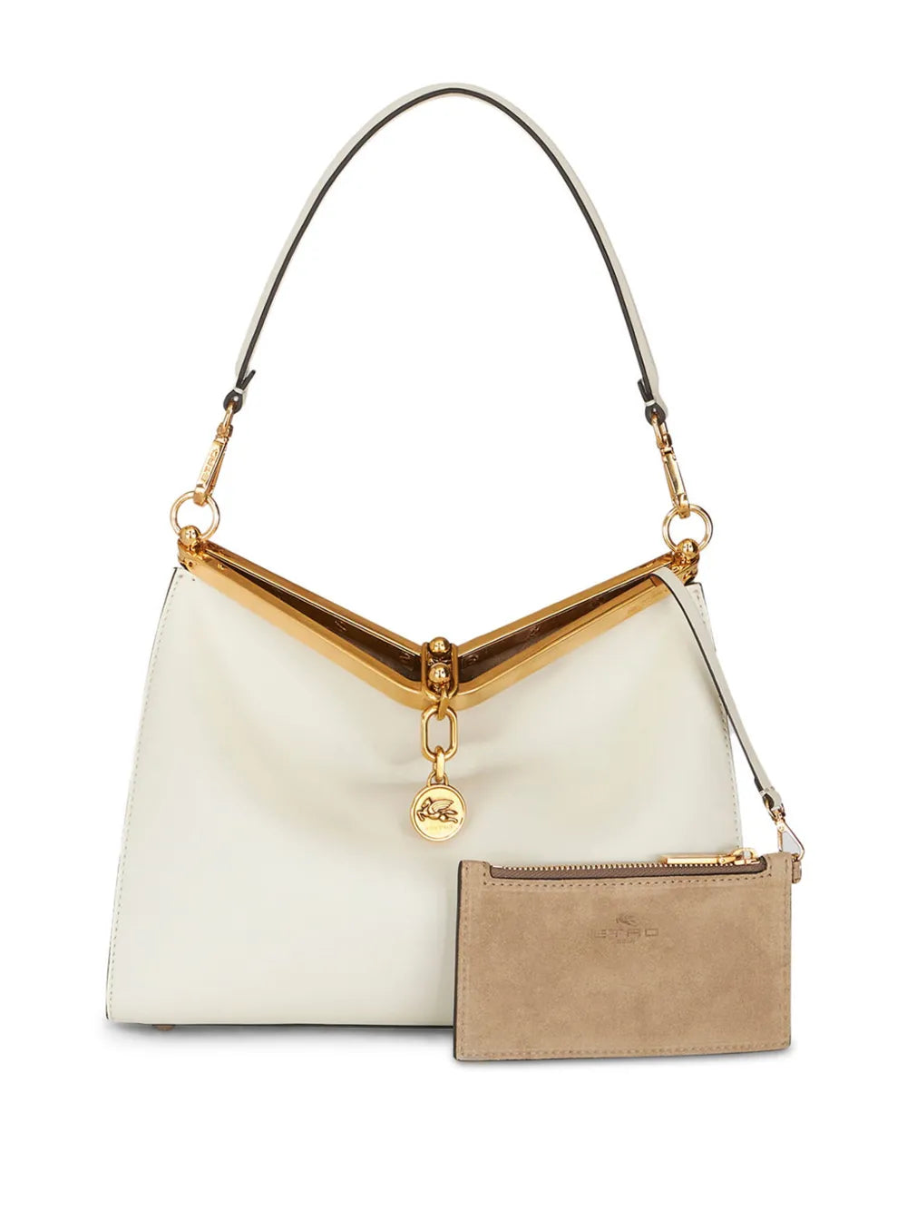 Etro Medium Vela Leather Shoulder Bag